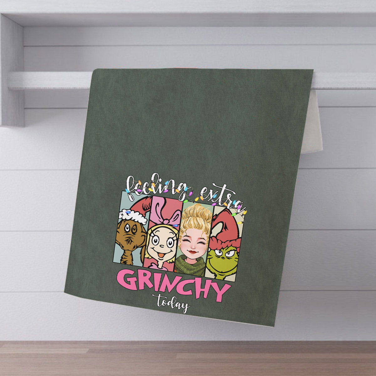 Feeling Extra Today - Personalized Stole Christmas Towel