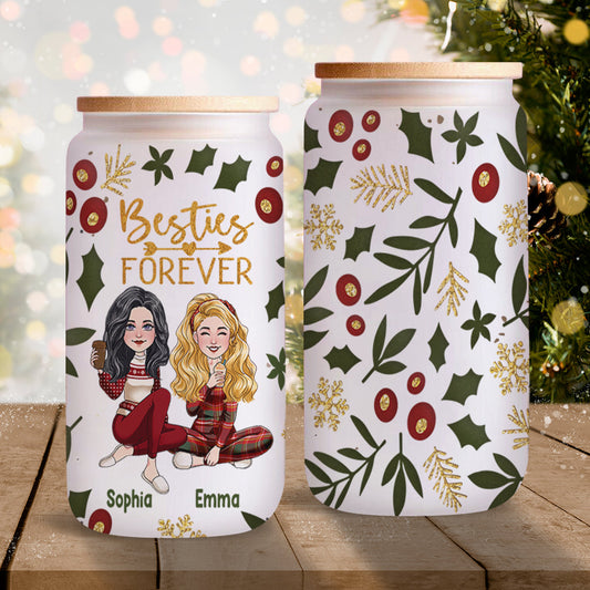 Meilleures amies pour toujours - Verre à canette personnalisé pour meilleures amies