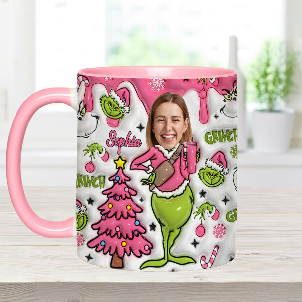 Merry Grinchmas - Personalized Stole Christmas Accent Mug
