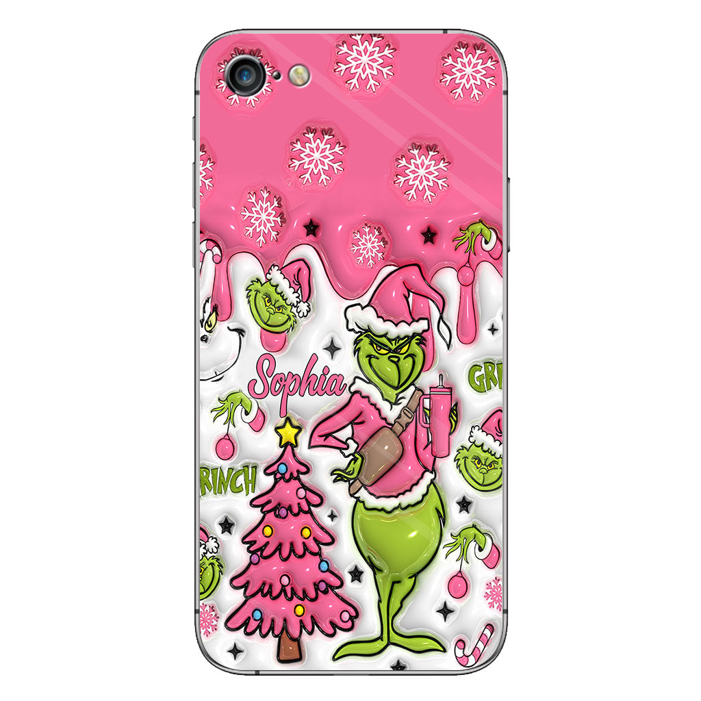 Merry Grinchmas - Personalized Stole Christmas Phone Case