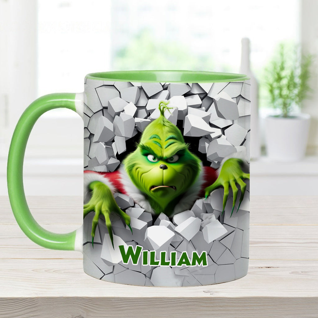 Merry Christmas - Personalized Stole Christmas Accent Mug