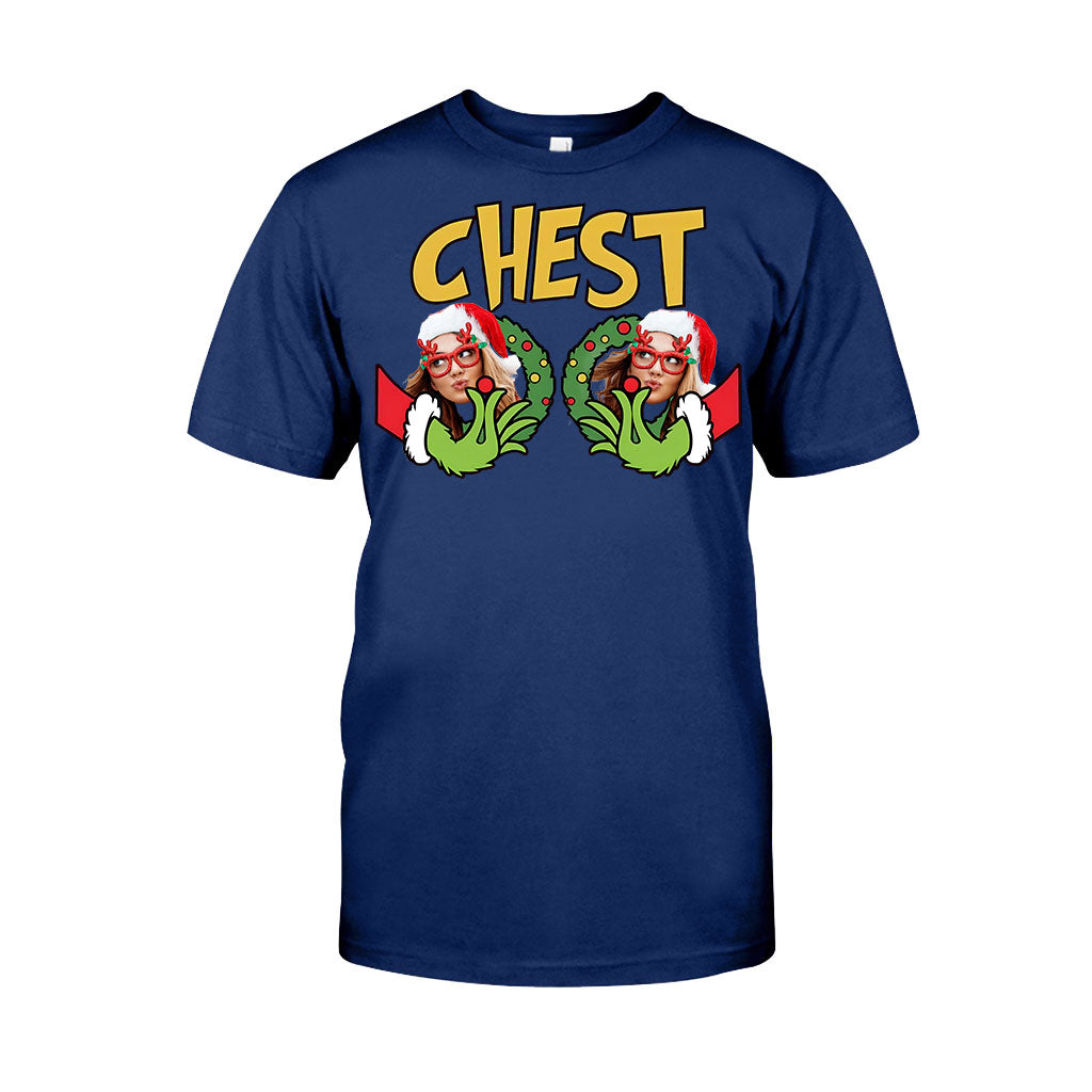 Chest Nuts Merry Grinchmas - Personalized Stole Christmas T-shirt And Hoodie