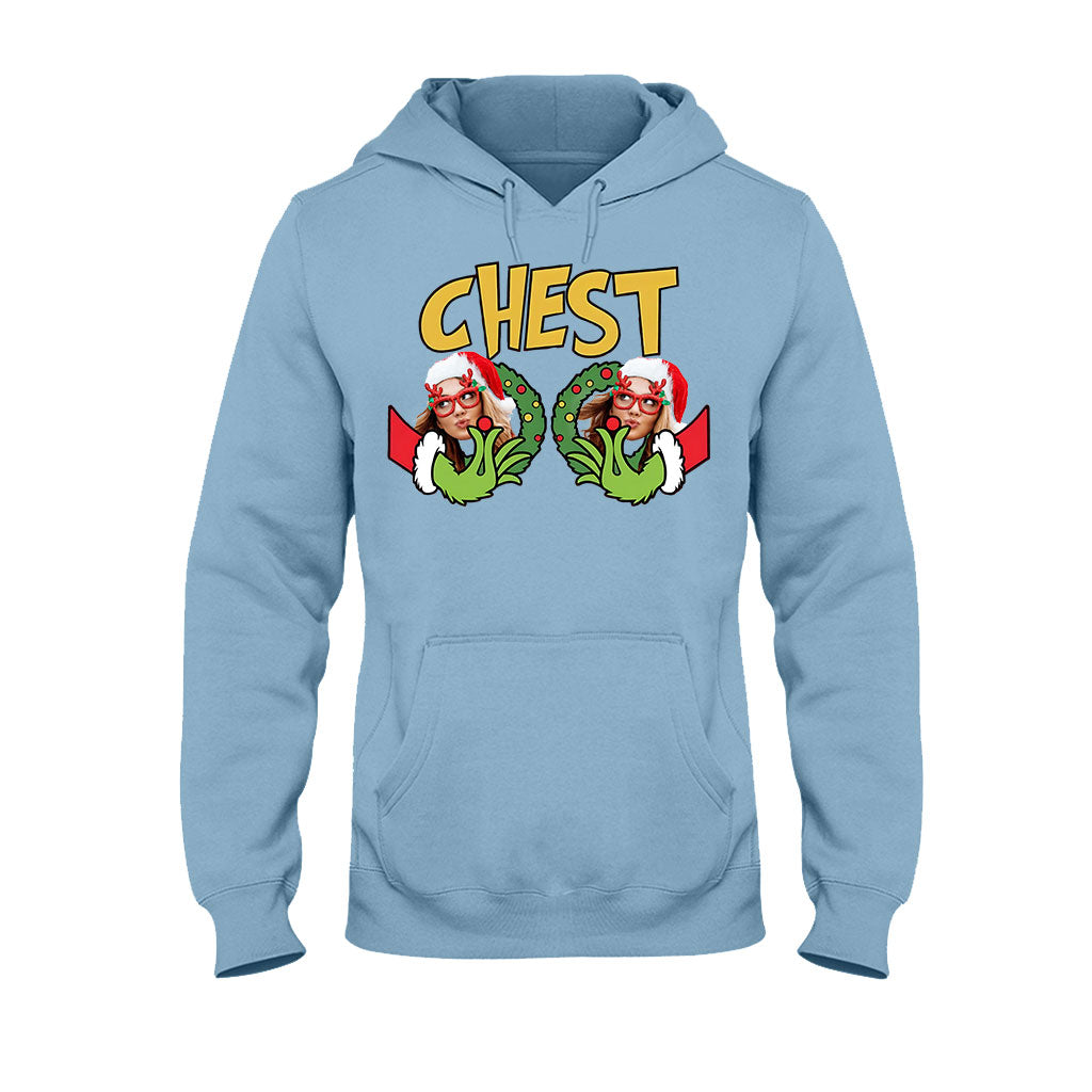 Chest Nuts Merry Grinchmas - Personalized Stole Christmas T-shirt And Hoodie