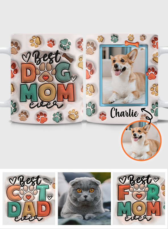 Lovely Dog/Cat Face - Personalized Dog Mug