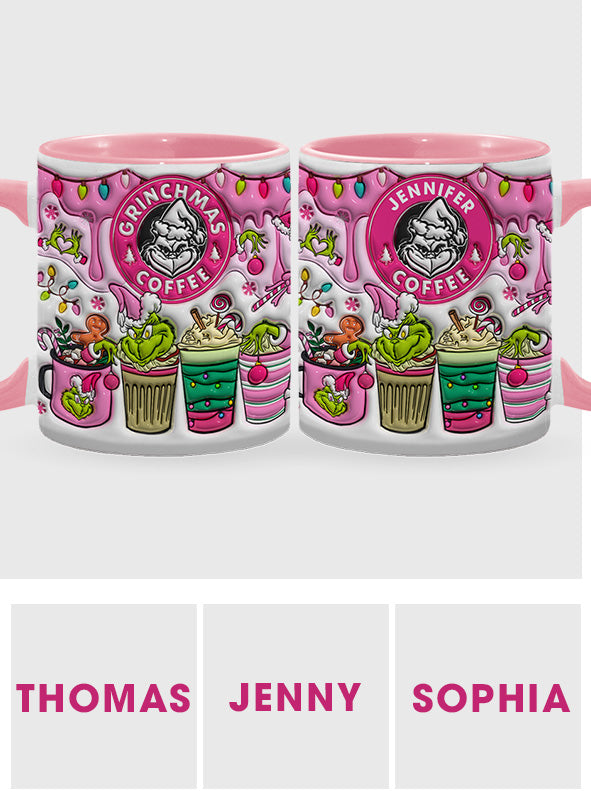 Grinchmas Coffee - Personalized Stole Christmas Accent Mug