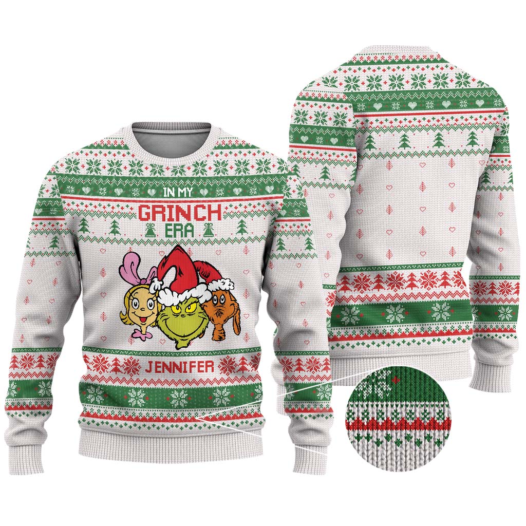 In My Era - Personalized Stole Christmas Ugly Sweater