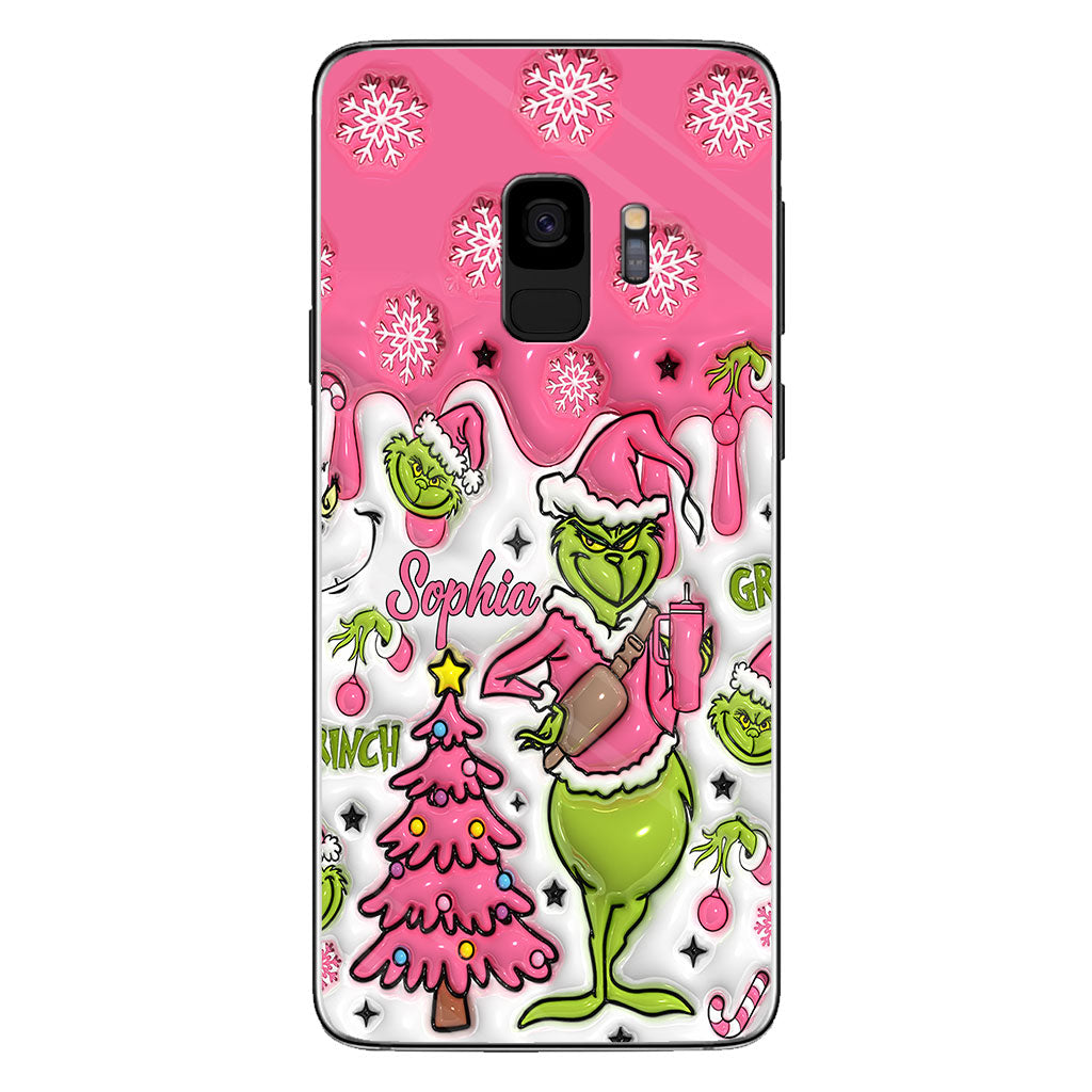 Merry Grinchmas - Personalized Stole Christmas Phone Case