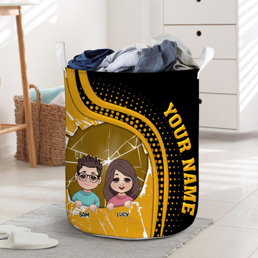 Meilleur papa du monde - Panier de rangement personnalisé pour papa