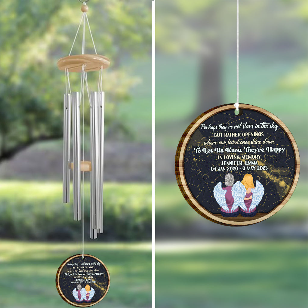 When I Look At The Stars - Personalized Memorial Wind Chime