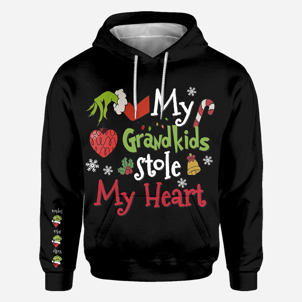 Mes petits-enfants ont volé mon cœur - T-shirt « Noël volé »