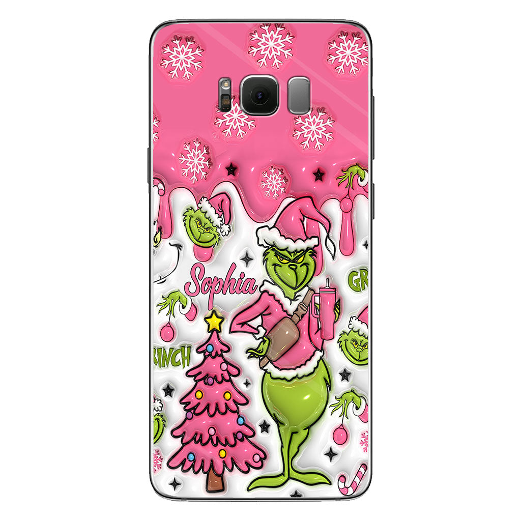 Merry Grinchmas - Personalized Stole Christmas Phone Case