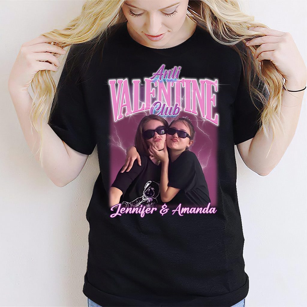 Club Anti-Saint-Valentin - T-shirt et sweat à capuche personnalisés pour meilleure amie