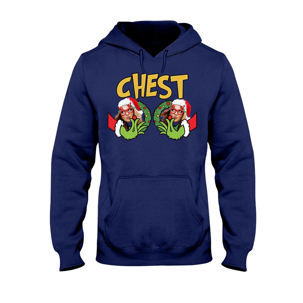 Chest Nuts Merry Grinchmas - Personalized Stole Christmas T-shirt And Hoodie