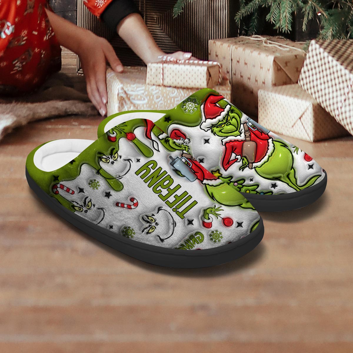 Pantoufles personnalisées avec n'importe quel nom