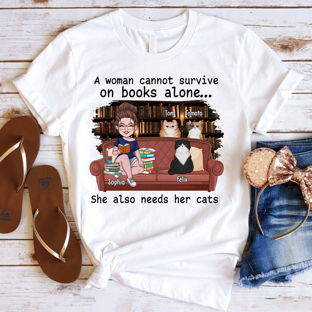 Juste une fille qui aime les livres - T-shirt et sweat à capuche personnalisés « Juste une fille qui aime les livres »