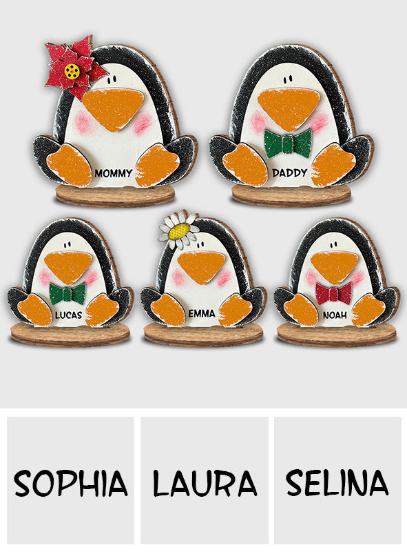 Joyeux Noël - Plaque en bois personnalisée pour la famille