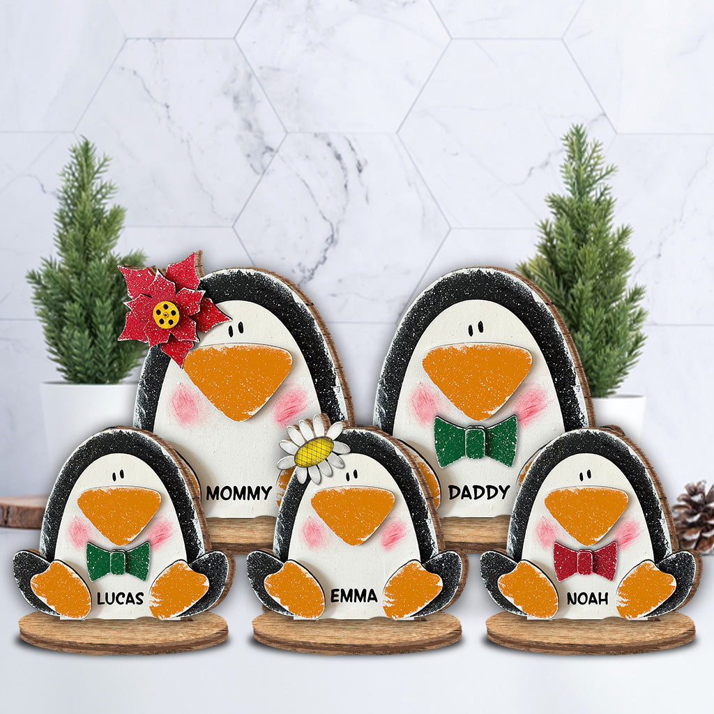 Joyeux Noël - Plaque en bois personnalisée pour la famille