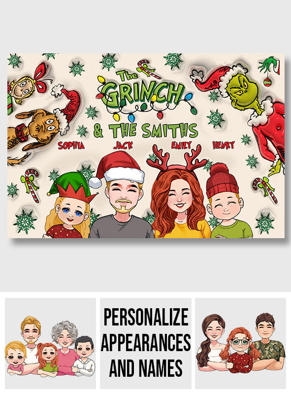 Merry Christmas - Personalized Stole Christmas Doormat