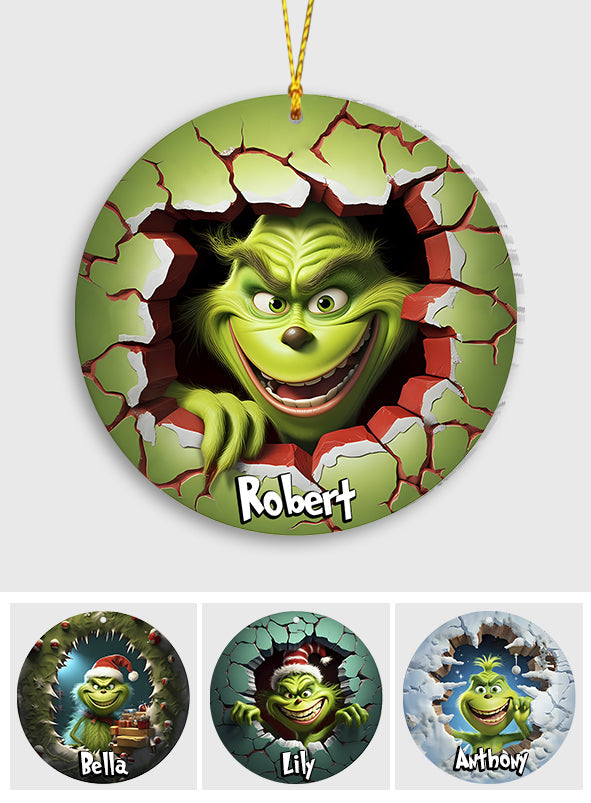 Joyeux Grinchmas - Étole de Noël personnalisée