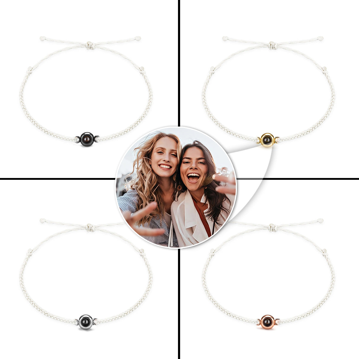 Bestie Forever - Gift for friend - Personalized Projection Bracelet