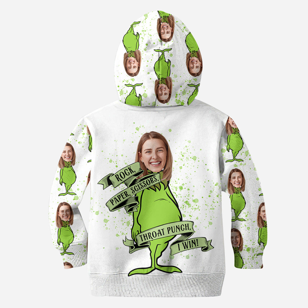 Rock Paper Scissors - Personalized Stole Christmas Hoodie and Leggings
