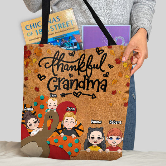 Sac fourre-tout personnalisé « Grand-mère reconnaissante »