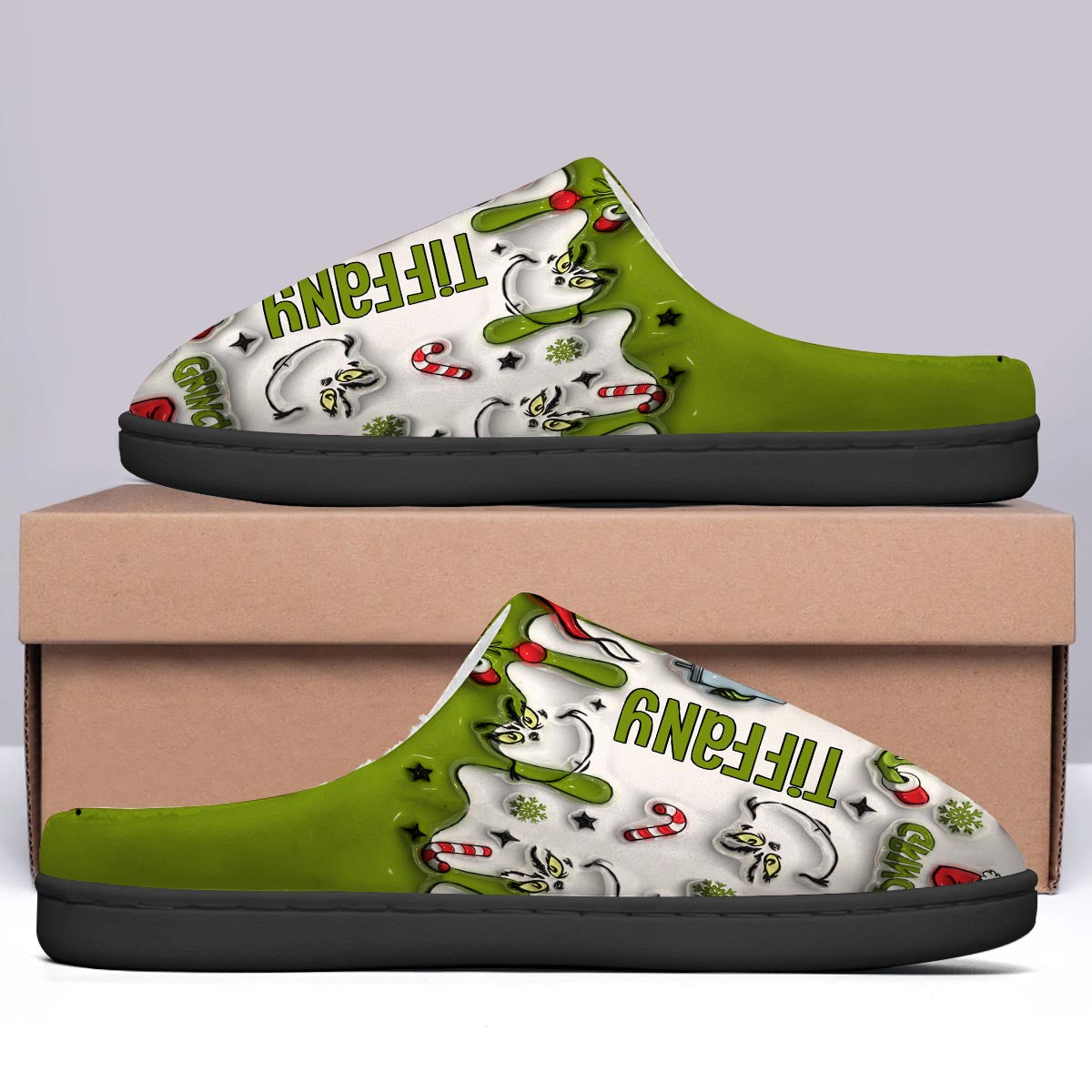 Pantoufles personnalisées avec n'importe quel nom