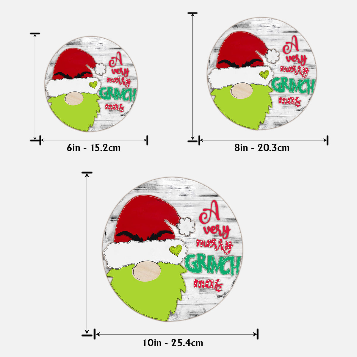 Joyeux Noël - Panneau/Plaque en bois double couche « Noël volé »