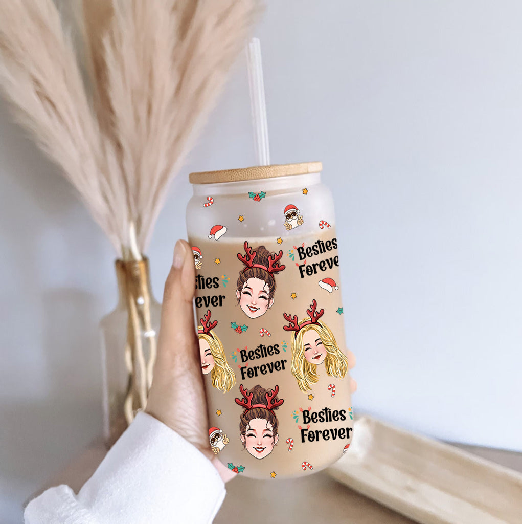 Meilleure amie pour toujours - Cadeau pour une amie - Verre à canette personnalisé