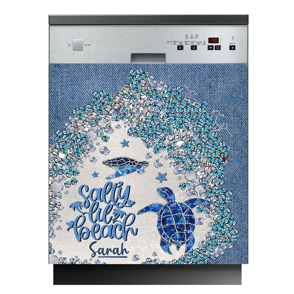 Turtle Bling - Personalized Turtle Dishwasher Cover