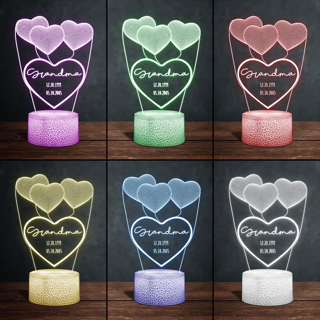 Je t'aime maman - Cadeau pour maman, grand-mère, grand-père, mari, femme, papa - Plaque lumineuse personnalisée