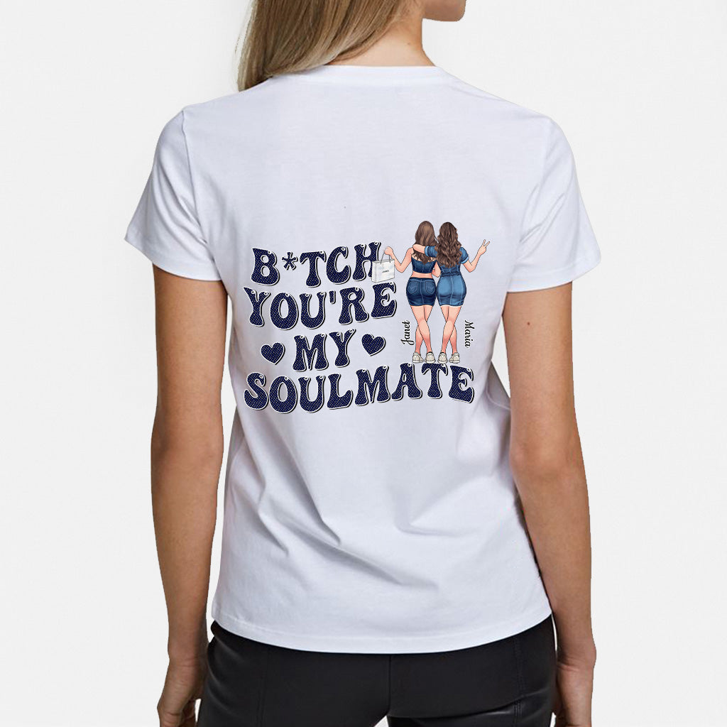 Tu es mon âme sœur - T-shirt et sweat à capuche personnalisés pour meilleure amie