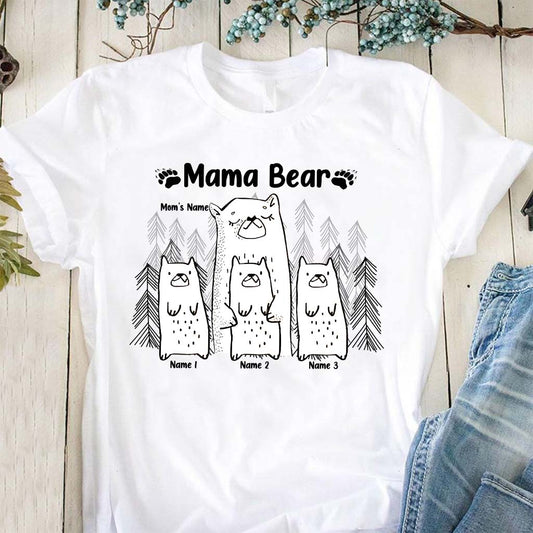 Maman Ours - T-shirt et sweat à capuche personnalisés pour la fête des mères