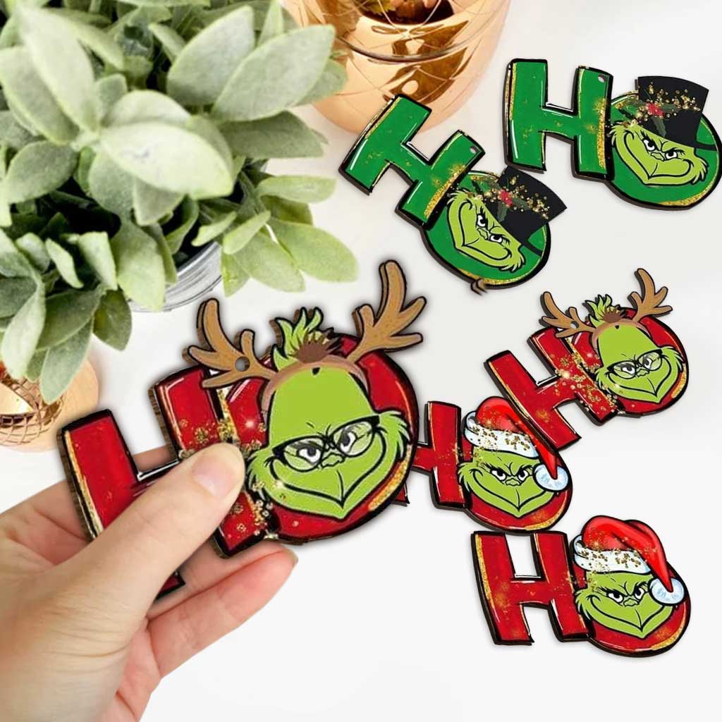 Ho Ho Ho Green Mischief - Guirlande de Noël volée de 6 pièces