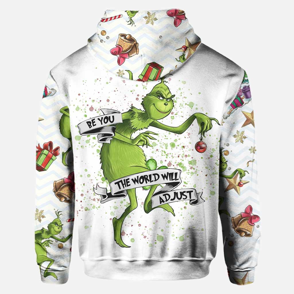 Sois toi-même - Sweat à capuche et legging personnalisés avec étole de Noël