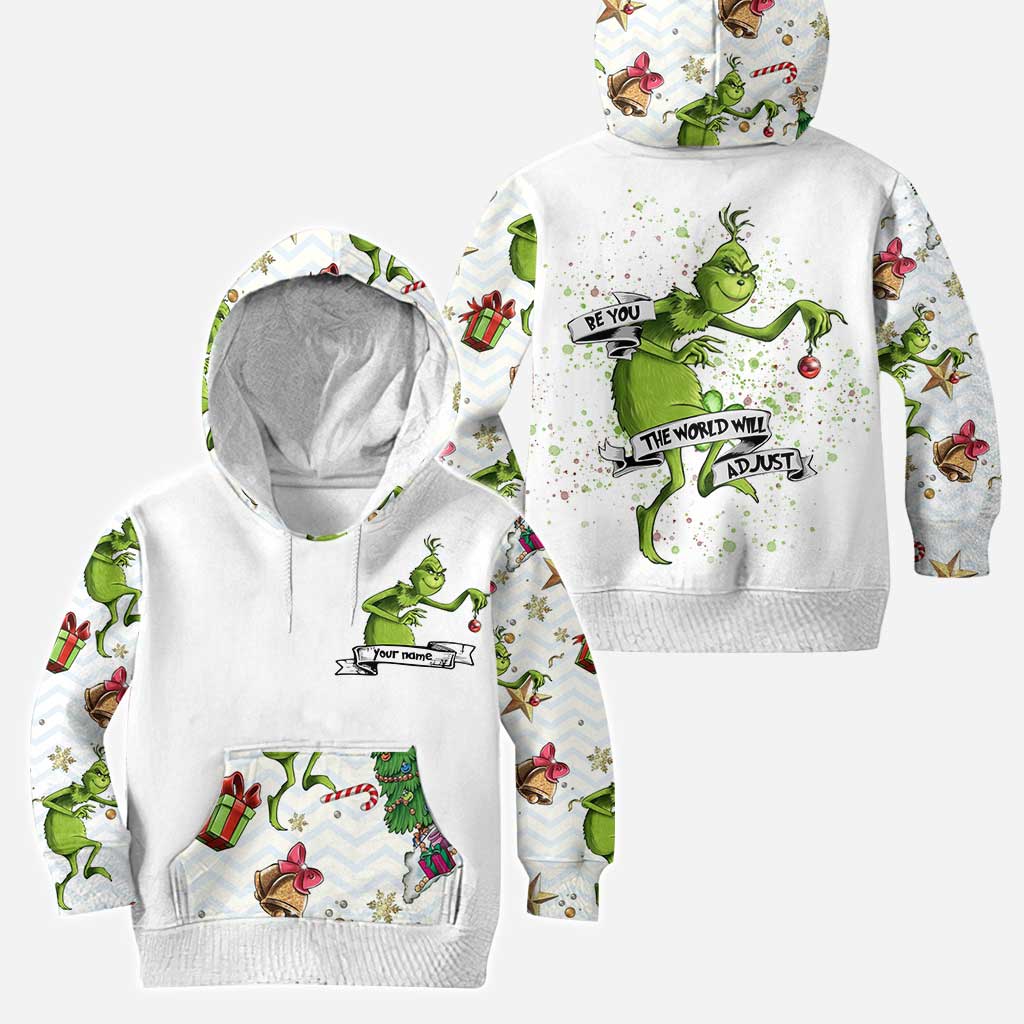 Sois toi-même - Sweat à capuche et legging personnalisés avec étole de Noël