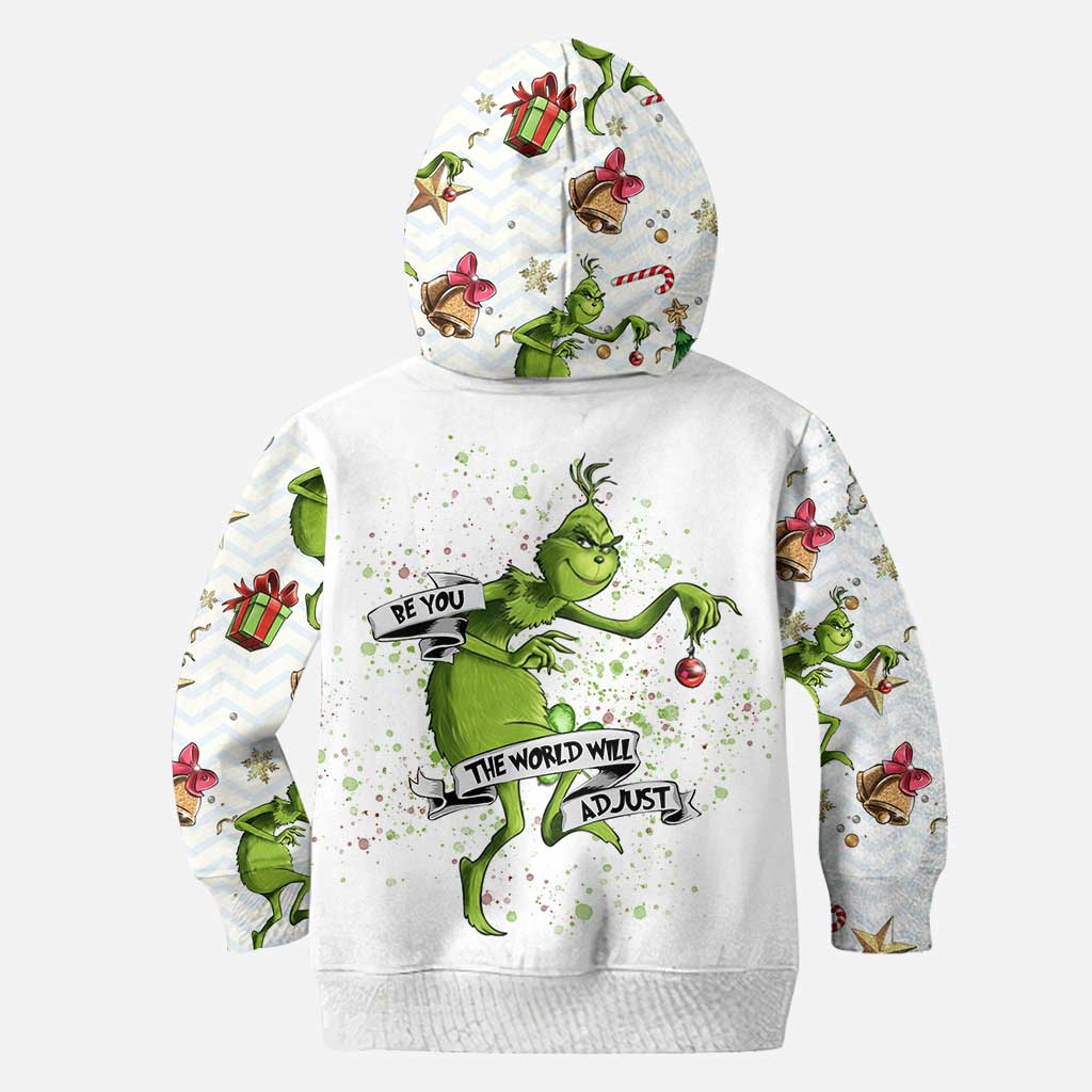 Sois toi-même - Sweat à capuche et legging personnalisés avec étole de Noël