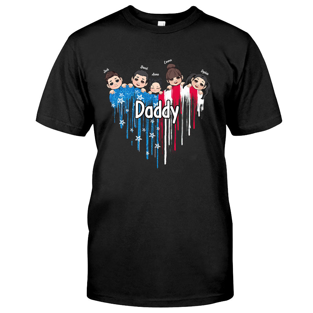 Best Dad Ever - Personalized Father T-shirt and Hoodie