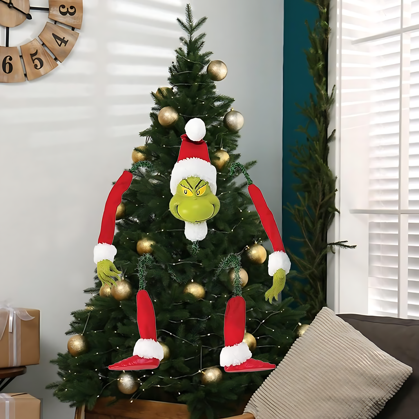 Stole Christmas Tree Topper Set