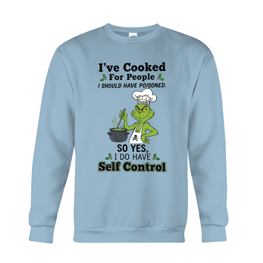 J'ai cuisiné - T-shirt et sweat à capuche personnalisés « J'ai volé Noël »