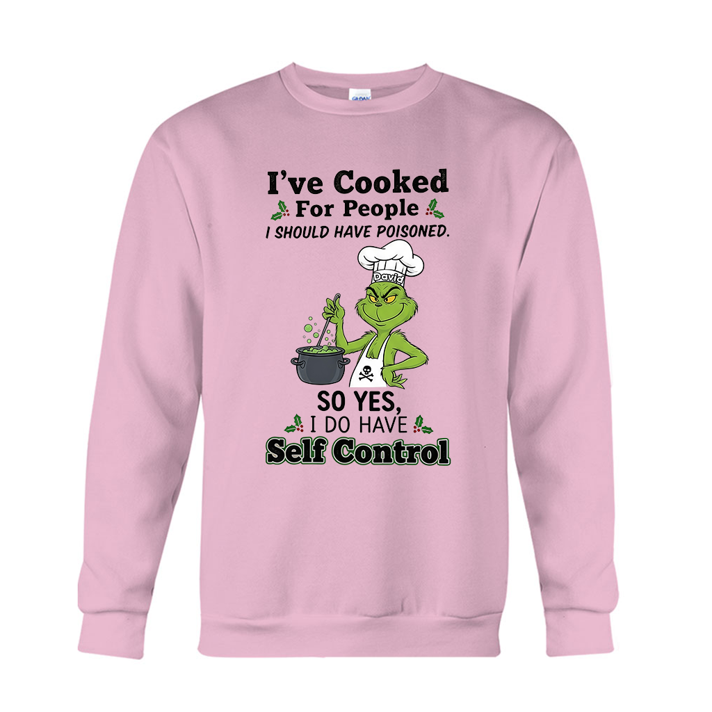 J'ai cuisiné - T-shirt et sweat à capuche personnalisés « J'ai volé Noël »