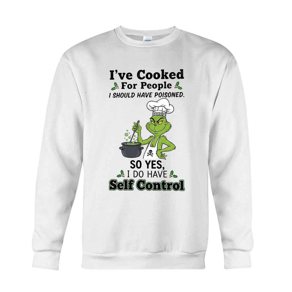 J'ai cuisiné - T-shirt et sweat à capuche personnalisés « J'ai volé Noël »