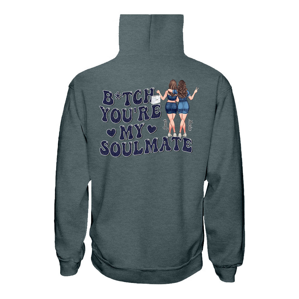 Tu es mon âme sœur - T-shirt et sweat à capuche personnalisés pour meilleure amie