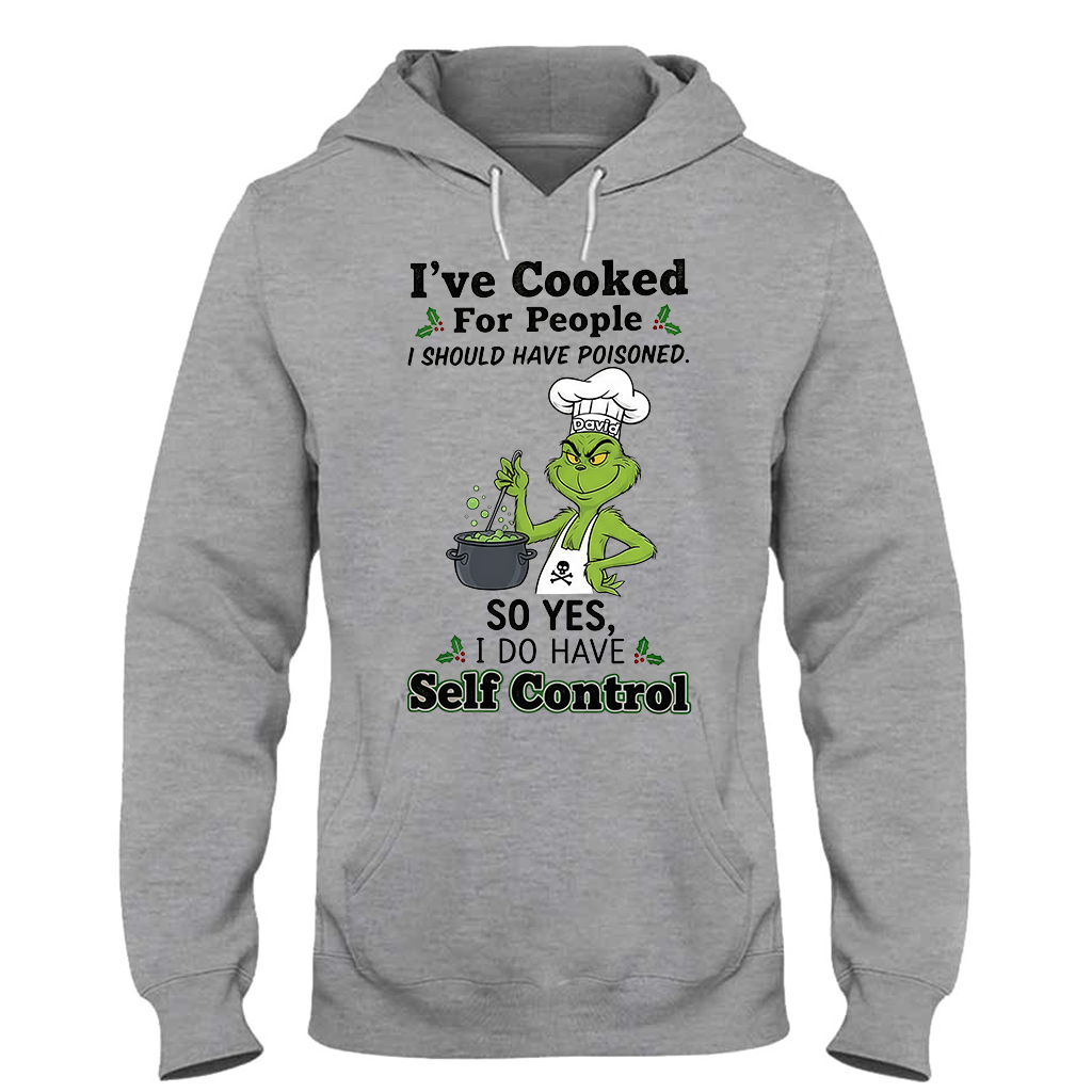 J'ai cuisiné - T-shirt et sweat à capuche personnalisés « J'ai volé Noël »