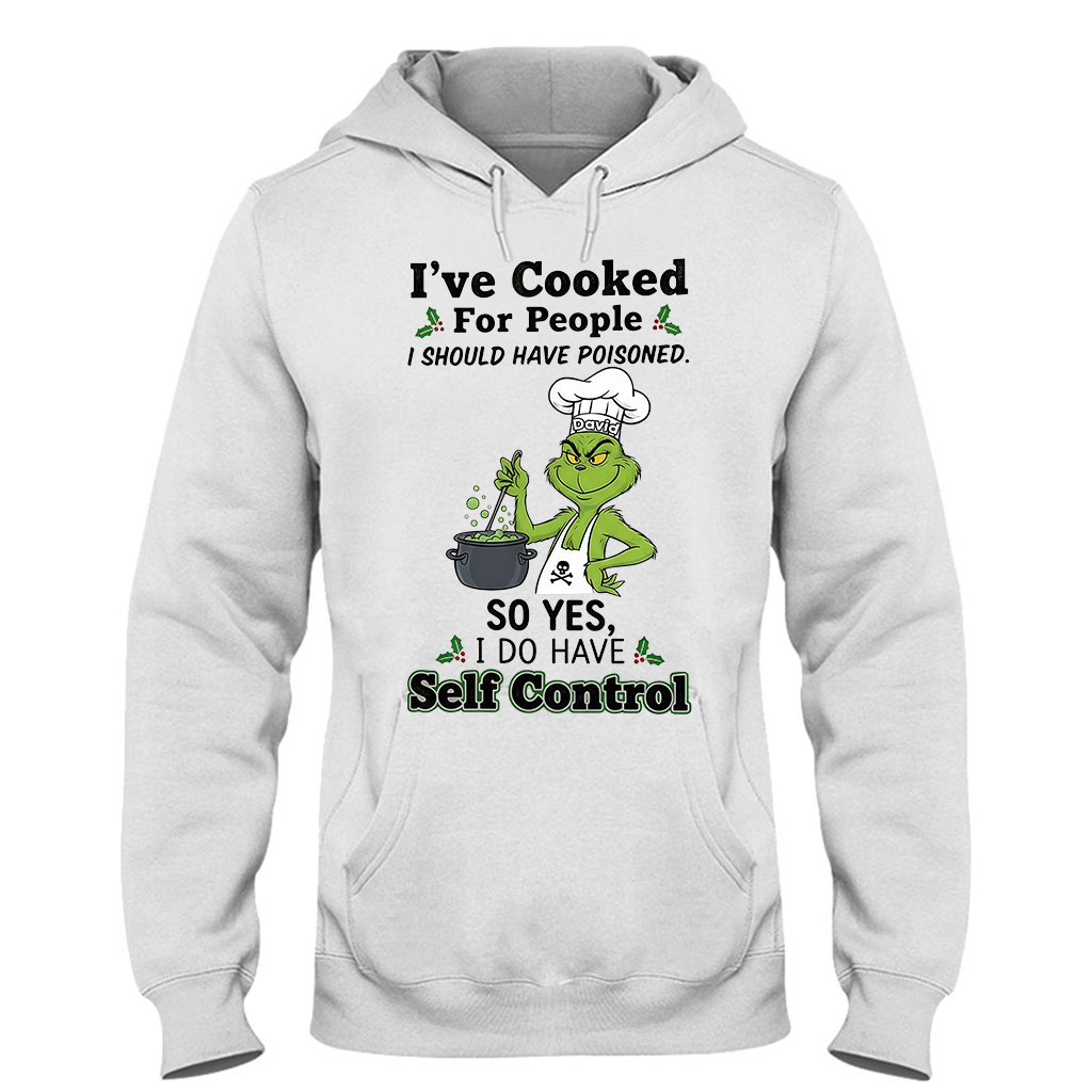 J'ai cuisiné - T-shirt et sweat à capuche personnalisés « J'ai volé Noël »