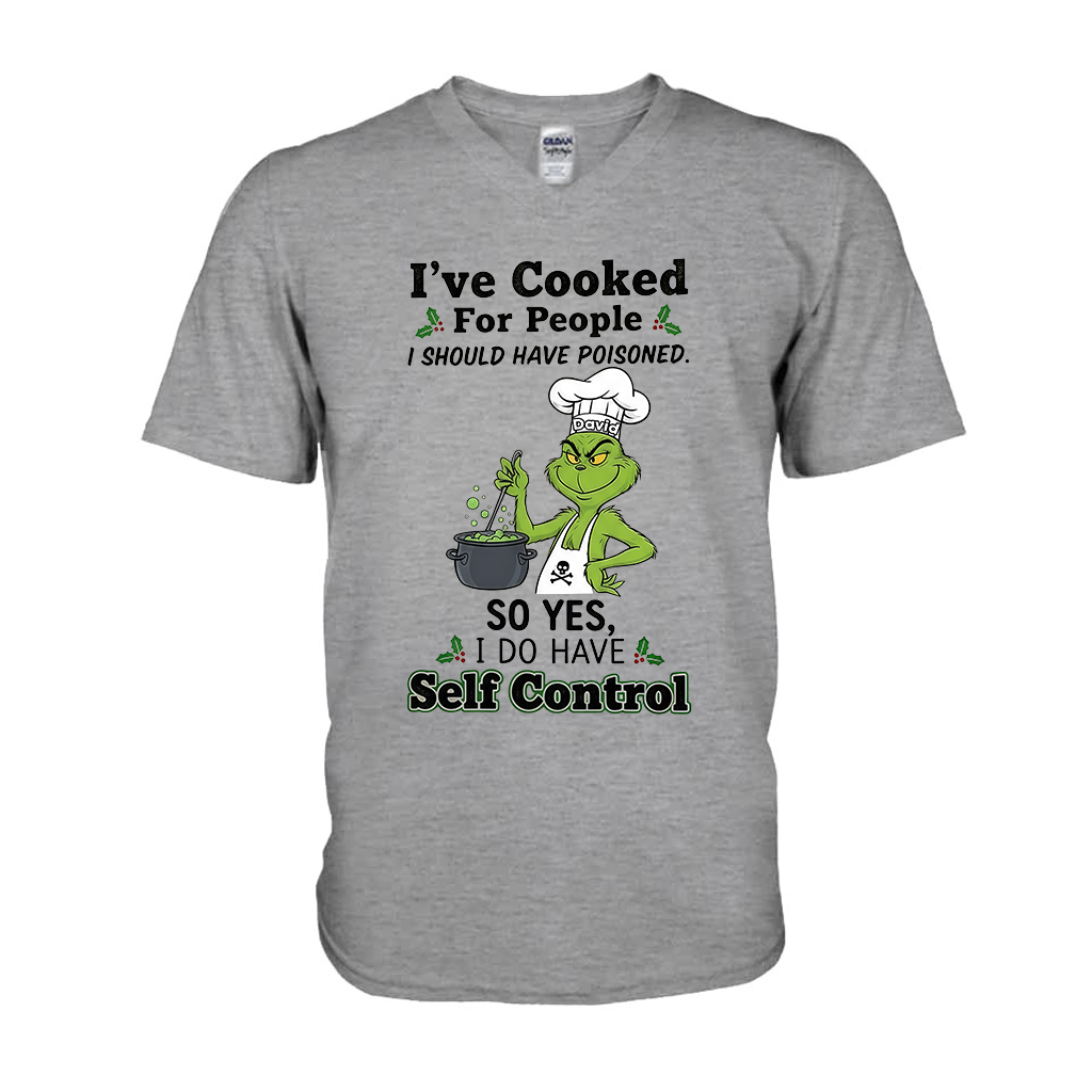 J'ai cuisiné - T-shirt et sweat à capuche personnalisés « J'ai volé Noël »