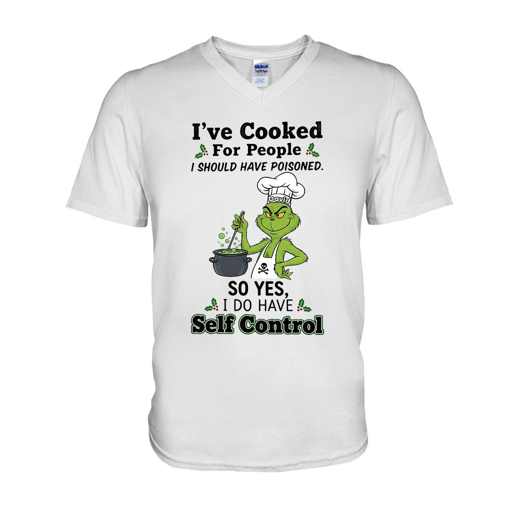J'ai cuisiné - T-shirt et sweat à capuche personnalisés « J'ai volé Noël »