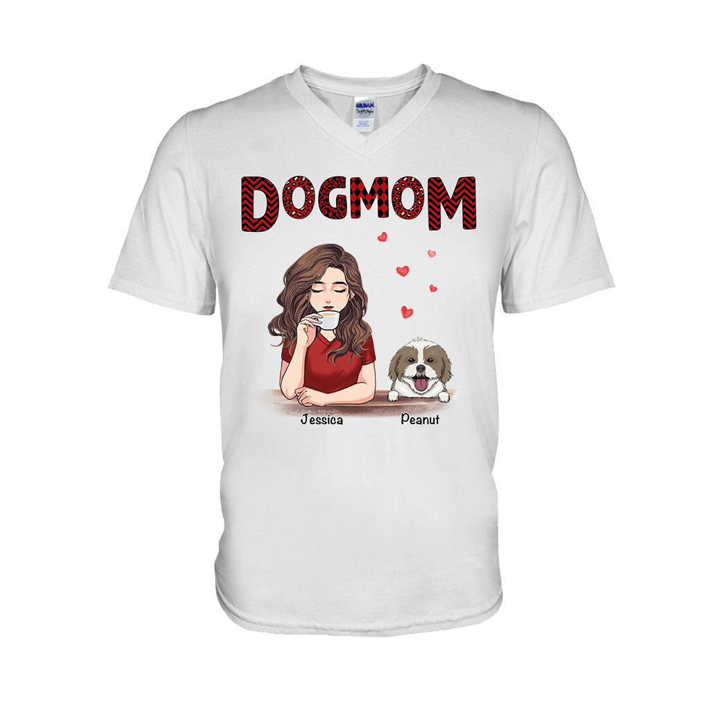 Maman de chien - T-shirt et sweat à capuche personnalisés pour la fête des mères