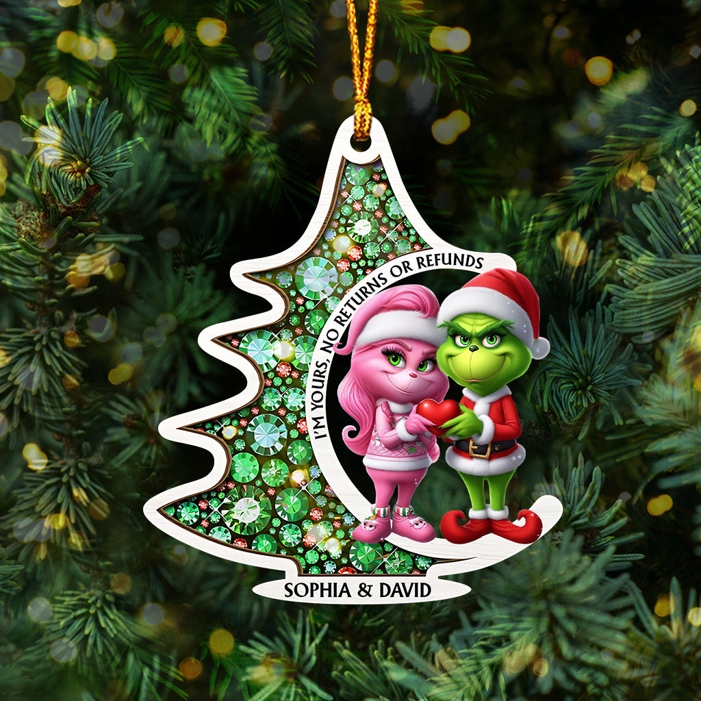 I'm Yours No Returns - Personalized Stole Christmas Ornament
