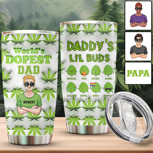 Le papa le plus cool du monde - Gobelet isotherme personnalisé pour papa
